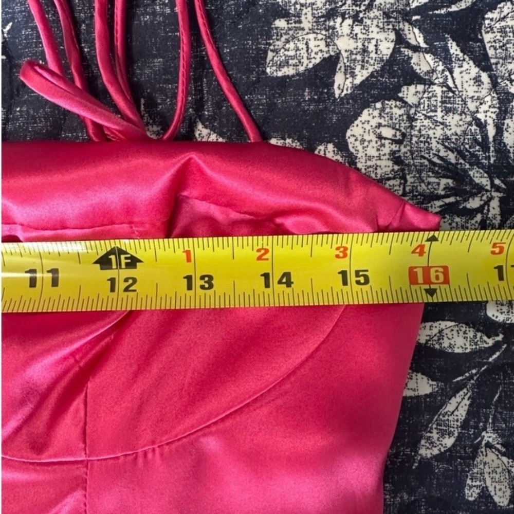 Reformation Hot Pink Midi Dress Size 8 - Picture 7 of 9